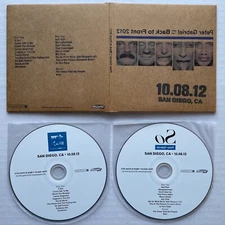 PETER GABRIEL Back To Front 2012 10.08.12 San Diego California LIVE Double CD