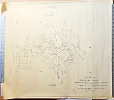 1918 Tonopah Gold Mountain Mining District Map Esmeralda County NV Goldfield