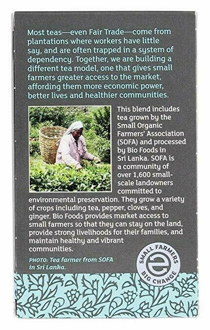 Equal Exchange Organic Earl Grey Black Tea - 6 Boxes Of 20 Tea Bags