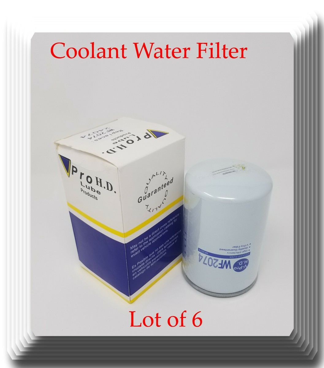 Lot of 6 coolant Spin-on Water Filter Fits Iveco Scania Volvo Cat