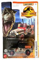 Matchbox '93 Jeep Wrangler #10 Jurassic Park World 1:64 Modellauto Spielzeug Ovp