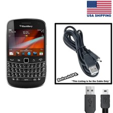 BlackBerry Bold 9900 smartphone USB Cable Transfer Cord Replacement