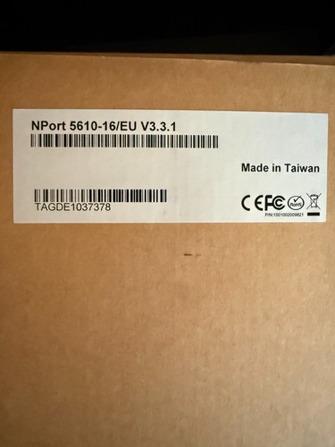 MOXA NPort 5610-16/EU V3.3.1 nport 5610-16 - General Device Servers - Photo 2/4