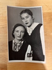 1960s Vishivanka Embroidered clothes National clothes Young women Vintage photo