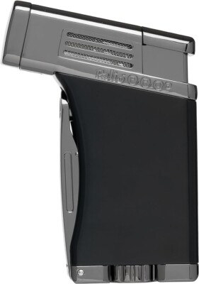 PALIO  Pro Scorpius Jet Torch Cigar Lighter Punch Poker Tool Black