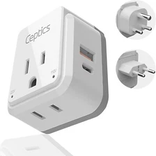 Ceptics India,Maldives Travel Adapter Use In Pakistan,Nepal,Bangladesh Type D,C