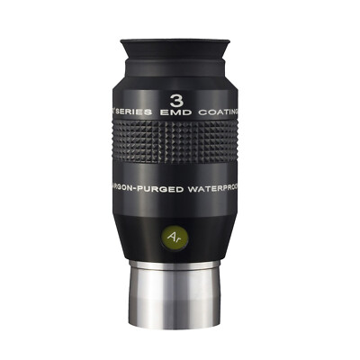 Explore Scientific 1.25'' 52° Series Argon-Purged Waterproof Eyepiece - 3mm