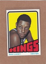 1972-73 TOPPS BASKETBALL SAM LACEY #63 KINGS EX+ *A31373