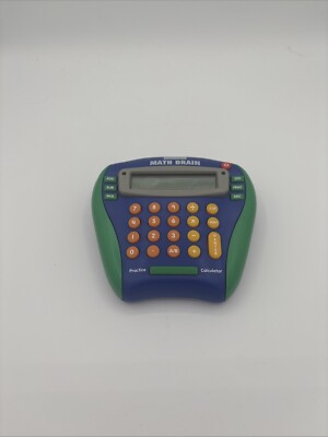 Lakeshore Math Brain & Calculator Electronic Educational Learning Game Works