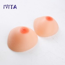 Realistic Boobs Silicone Artificial False Breasts Cosplay Bras Enhancer B Cup