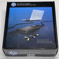 NEW SEALED GENUINE HP 65W Slim USB AC Adapter G6H47AA G206