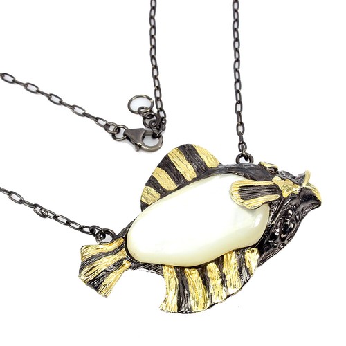 Summer 925 Silver Necklace Mother Of Pearl 32x19mm Garnet Gemstone Jewelry 22 - 第 17/18 張圖片
