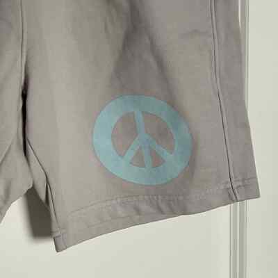 Short Madhappy Peace – Femme, Taille S, Gris, Style Athlétique, Occasion