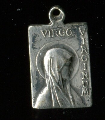 Vintage Catholic Our Lady Of Lourdes Religious Medal SIGNED obc | eBay