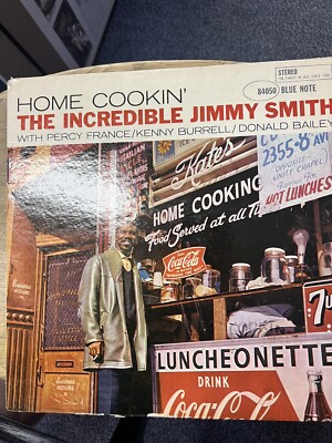 Jimmy Smith Home Cookin LP Blue Note BST 84050 W63 Ear DG RVG Kenny Burrell