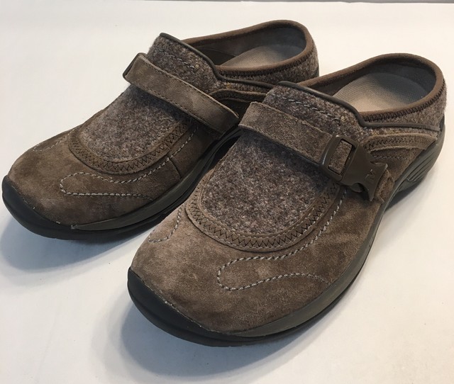 Merrell Womens Shoe OrthoLite Air Cushion SZ 6.5 slip on brown wool
