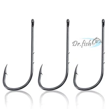 100 Pcs Baitholder Fishing Hooks Octopus Circle Hooks Live Bait Wacky Hook 