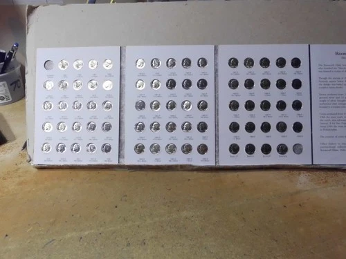 ROOSEVELT DIME COMPLETE 1965 - 2002 P&D SET ( ALL UNC. COINS ) #CRA394