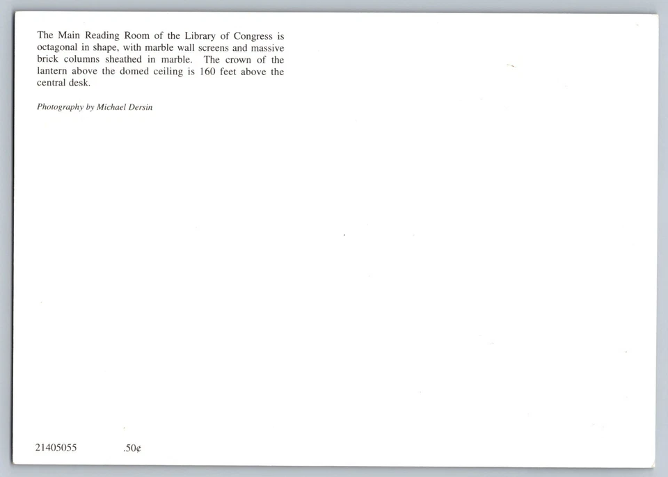 #3394 Library of Congress FDC Maxi Card - Image 2 of 2