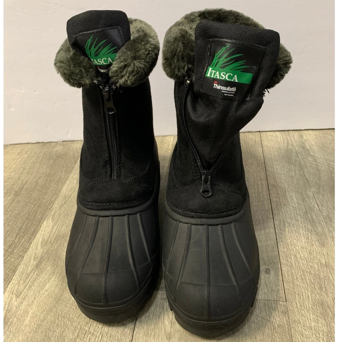 Vintagee Itasca low shoes/boots. Waterproof shoes for rain/snow Itasca Youth size 2 Camouflage Rubber boot removable liners  main image 3