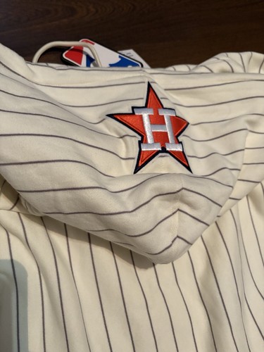 MLB HOUSTON ASTROS PINSTRIPE RETRO CLASSIC MEN'S RIB FLEECE PULLOVER HOODIE - Bild 5 von 16