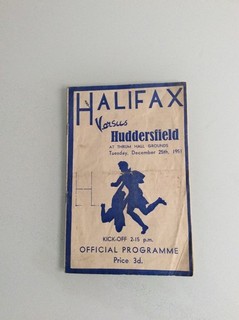 HALIFAX V HUDDERSFIELD 25.12.1951
