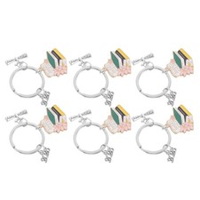 4 Pack Backpack Hanging Ornament Purse Charm Congratulation Keychain