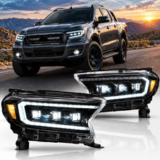For Ford Ranger 2012-22 Led Projector Headlights Wstartup Animation Sequential For Ford Ranger 2012-22 Led Projector Headlights Wstartup Animation Sequential