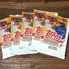 MLB TOPPS 2022 Series 2 Baseball Unopened Packs (5 packs - 16 Cards/pack) NEW