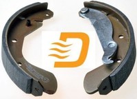 Denckermann B120031 Bremsbackensatz 4 Bremsbacken Trommelbremse FüR Opel