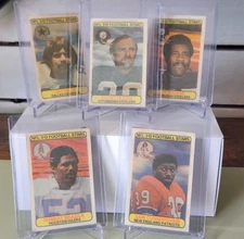 1979 Stop-N-Go Football - 15 Cards - Joe Greene/Roger Staubach/Franco Harris +++