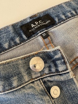 A.P.C. Petit Standard Men s Blue Jeans Slim Straight Denim W32
