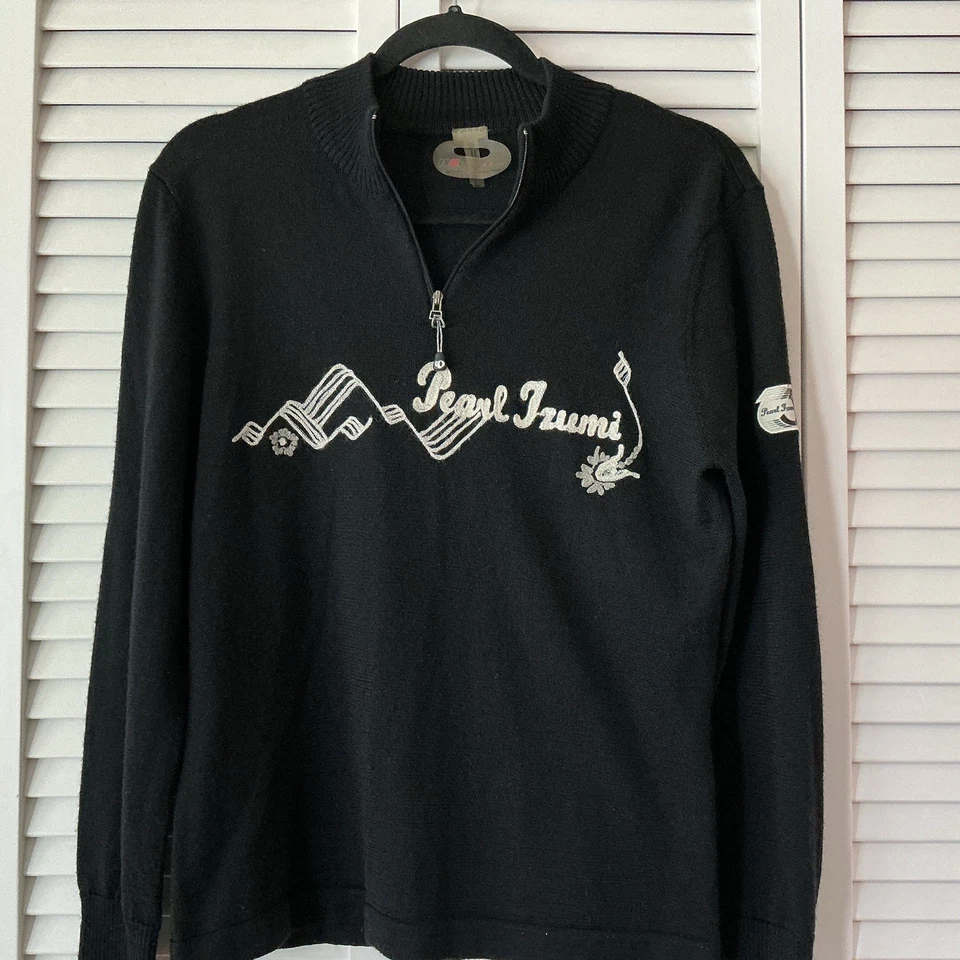 Женский велосипедный свитер Pearl Izumi размер L черный шерстяная смесь гладкий стильный - Изображение 3 из 4