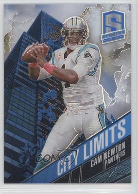 2013 Panini Spectra City Limits Blue 1/49 Cam Newton #13 1j2