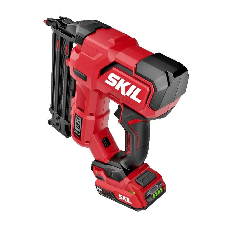 Skil Pwr Core 20 无刷 20 伏 18Ga Brad Nailer 套件 — 第 2/3 张图片