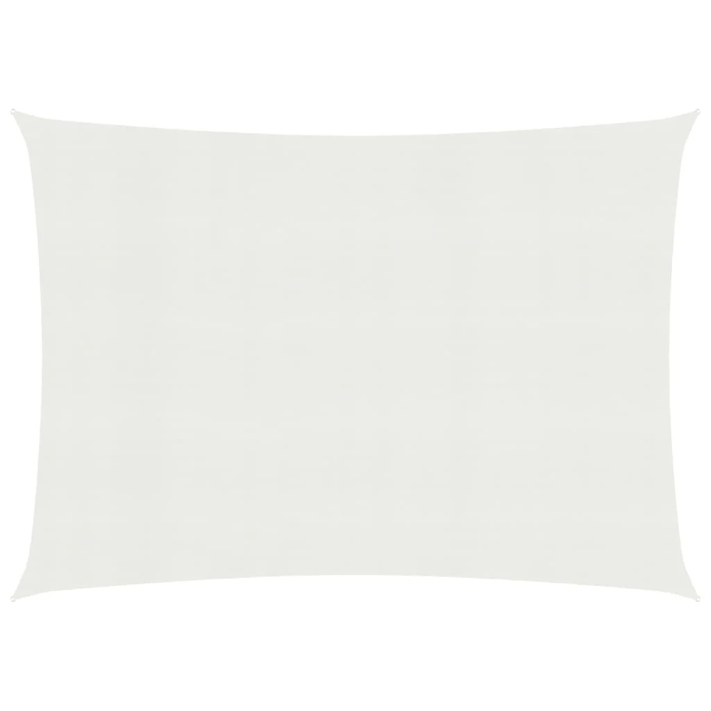 Toile tendue respirante blanche 3,5x5 m anti-UV en PEHD robust