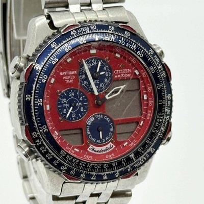 Citizen Navihawk C300-Q01709 World Time Chronograph Men's Watch