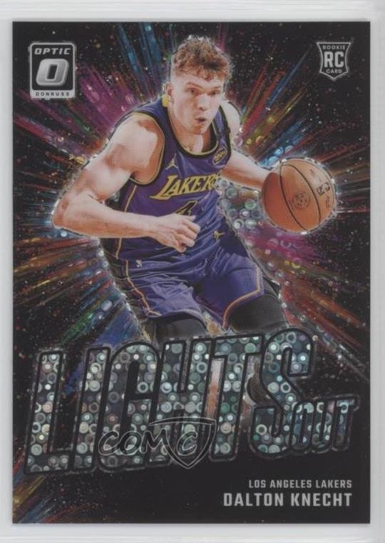 2024 Panini Donruss Optic Lights Out Fast Break Holo Prizm Dalton Knecht #8 1an8