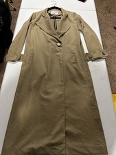 Quiet Luxury Beige Tan Osman London Long Trench Coat Preppy Relaxed Lightweight