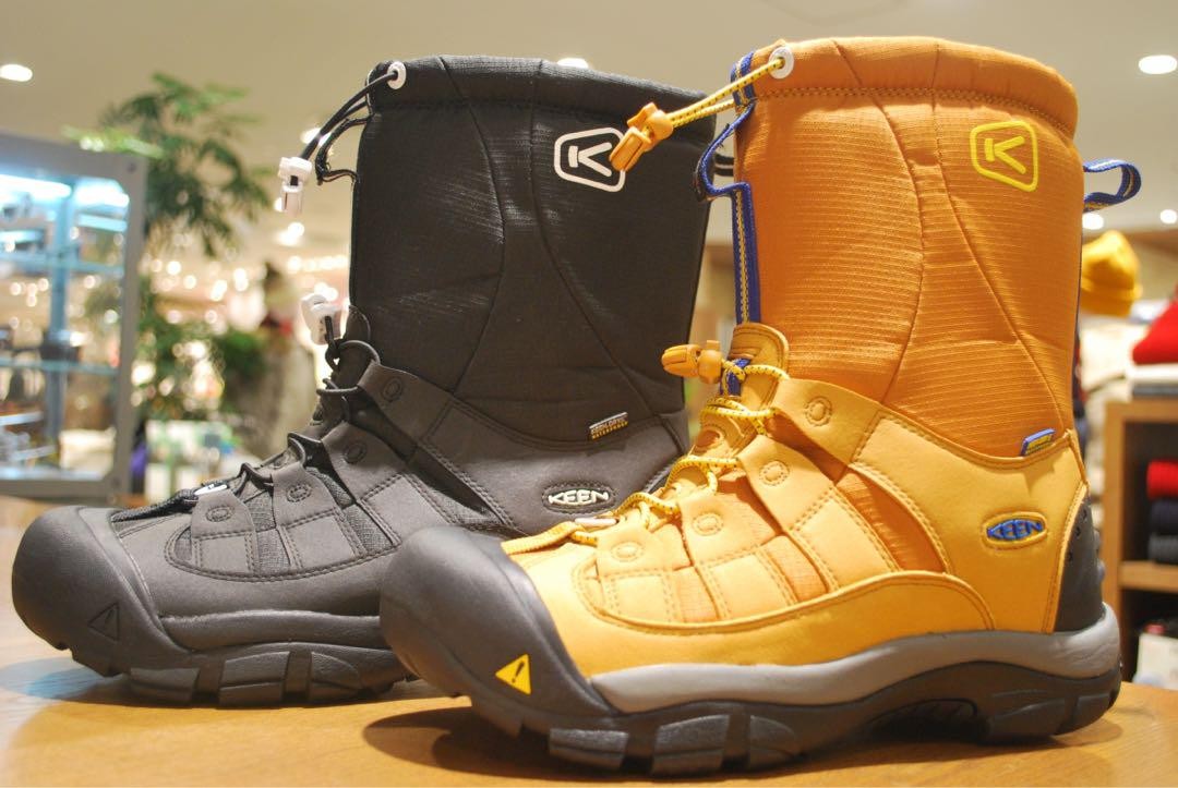 Stivali da neve donna KEEN Winterport II 23 cm US6 usati impermeabili grigi