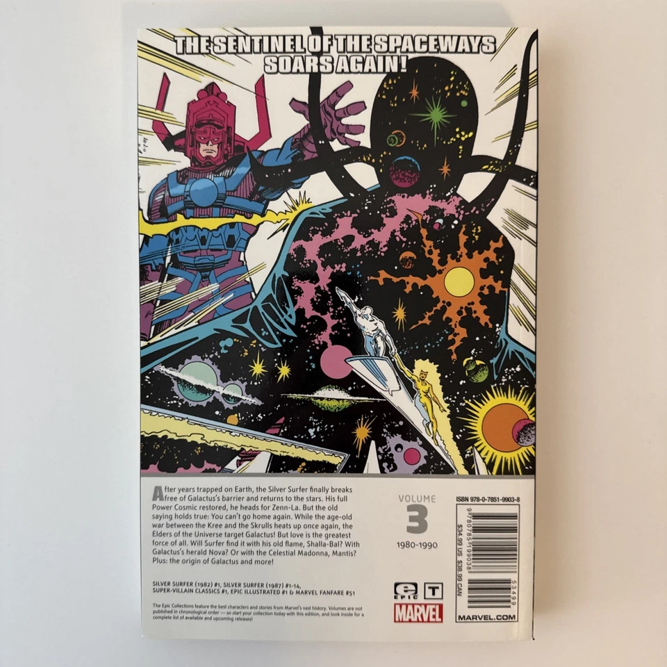 Surfista Prateado Marvel Epic Collection Lote Vol #3 4 6 7 9 NOVO EM FOLHA Thanos Marvel - Imagem 3 de 4