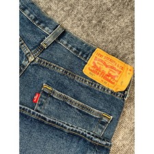 VTG Levi's Shorts 501 XX Blue Denim 32x9 fits 30x8 Jorts Med Wash Premium Y2K