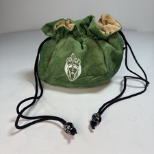 CardKingPro Immense Dice Bags with Pockets - Green - Capacity 150 Dice Dungeons