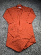 Red Kap Coveralls Mens 48 RG Orange Long Sleeve Cotton Twill Workwear Utility