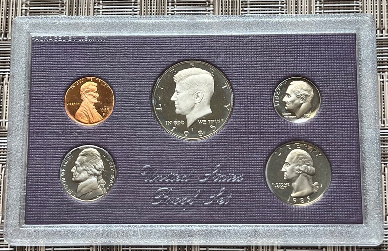 1985-S U.S. Proof Set in origial government packaging