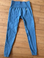 Gymshark Women's Vital Seamless Leggings, Blue Size XS