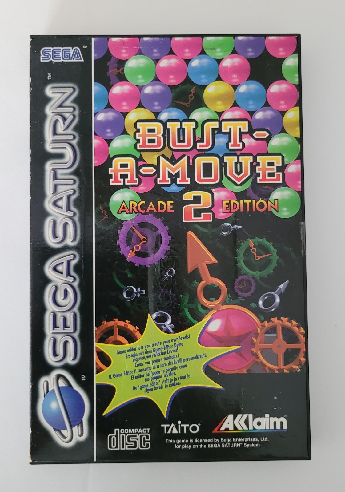 Jeu SEGA Saturn - Bust A Move 2 Arcade Edition
