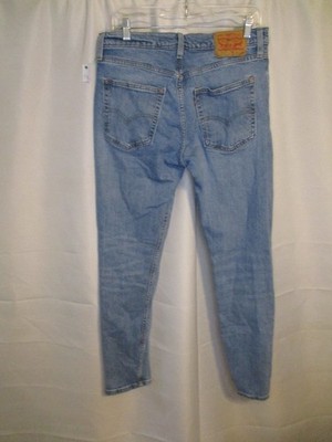 Levi's 512 Cotton Blend BLUE 32 x 31 Med Rinse Slim FIt Jeans SEE COMMENTS