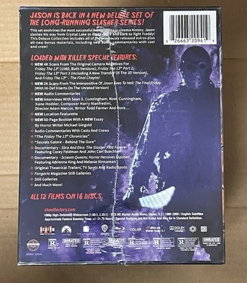 Friday the 13th Collection (Deluxe Edition) (Blu-ray) for sale
