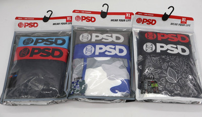 PSD Premium Boxer Briefs Core Standard Men's Size XL 6 Pack Mixed Colors NWT